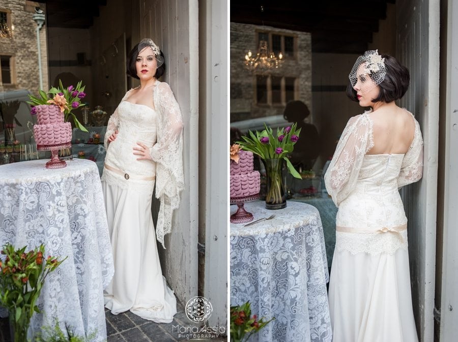 Downton Abbey wedding dress photographer