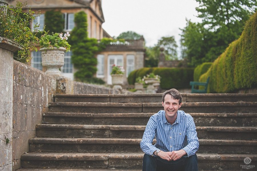 Engagement photo shoot at Bowood House