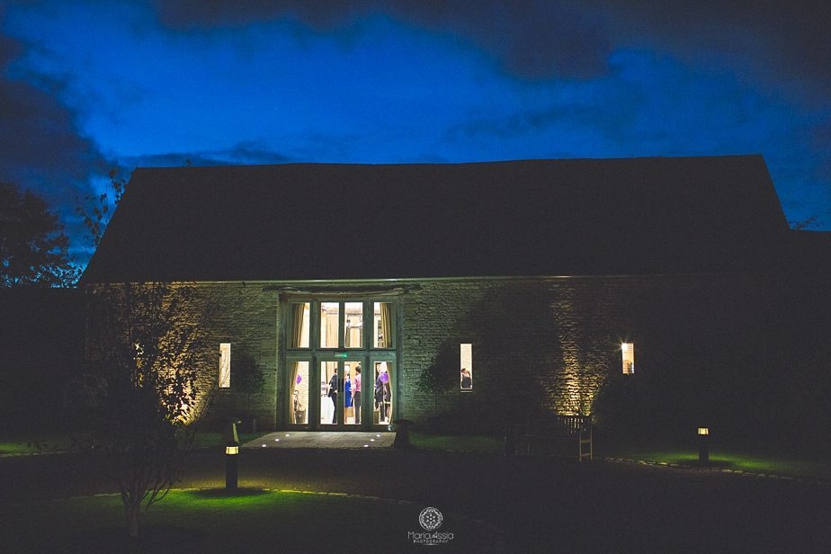 Caswell House wedding at night