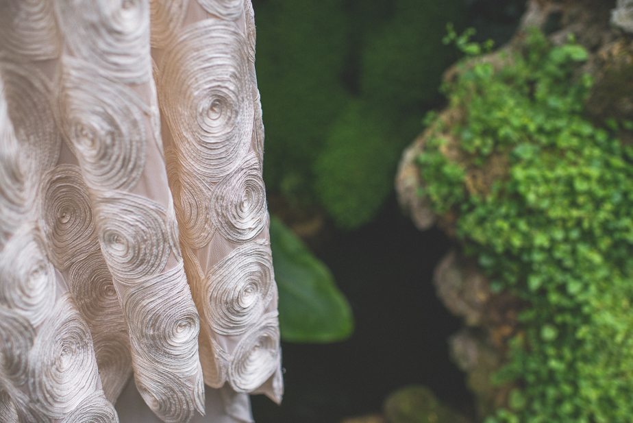 Wedding dress detail