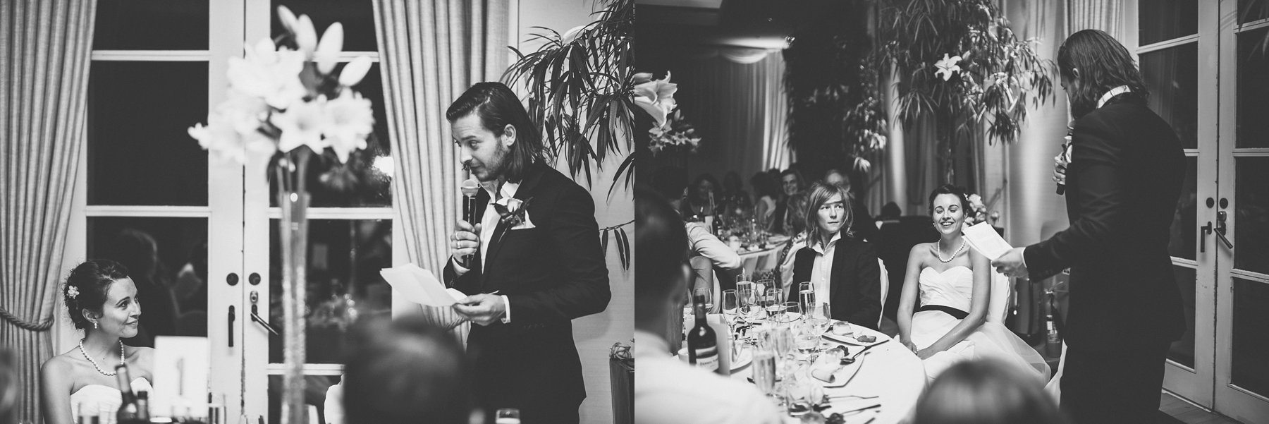 Groom's speech at the Hurlingham Club in Chelsea