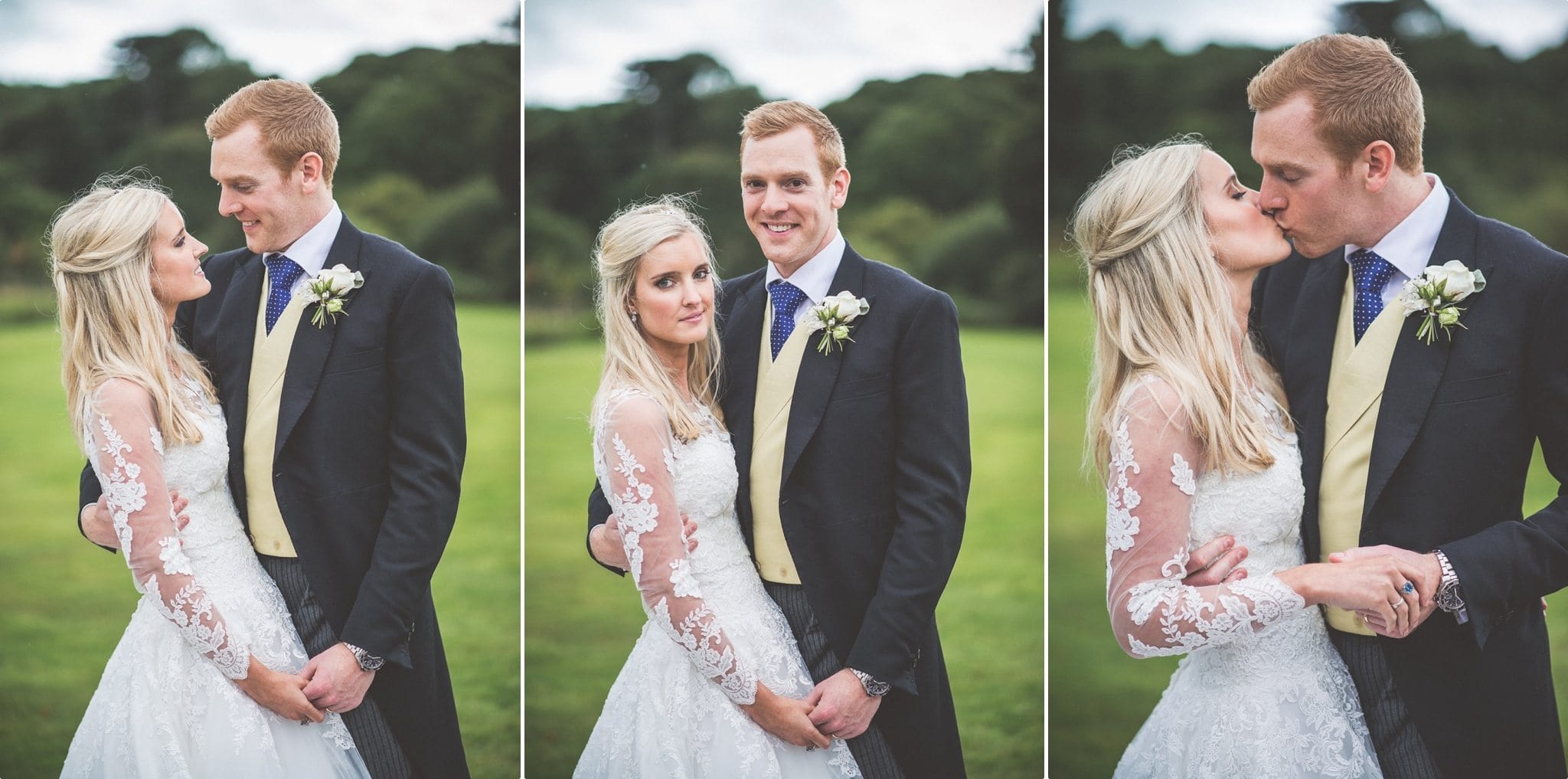 Bride and Groom married at St Audries Park