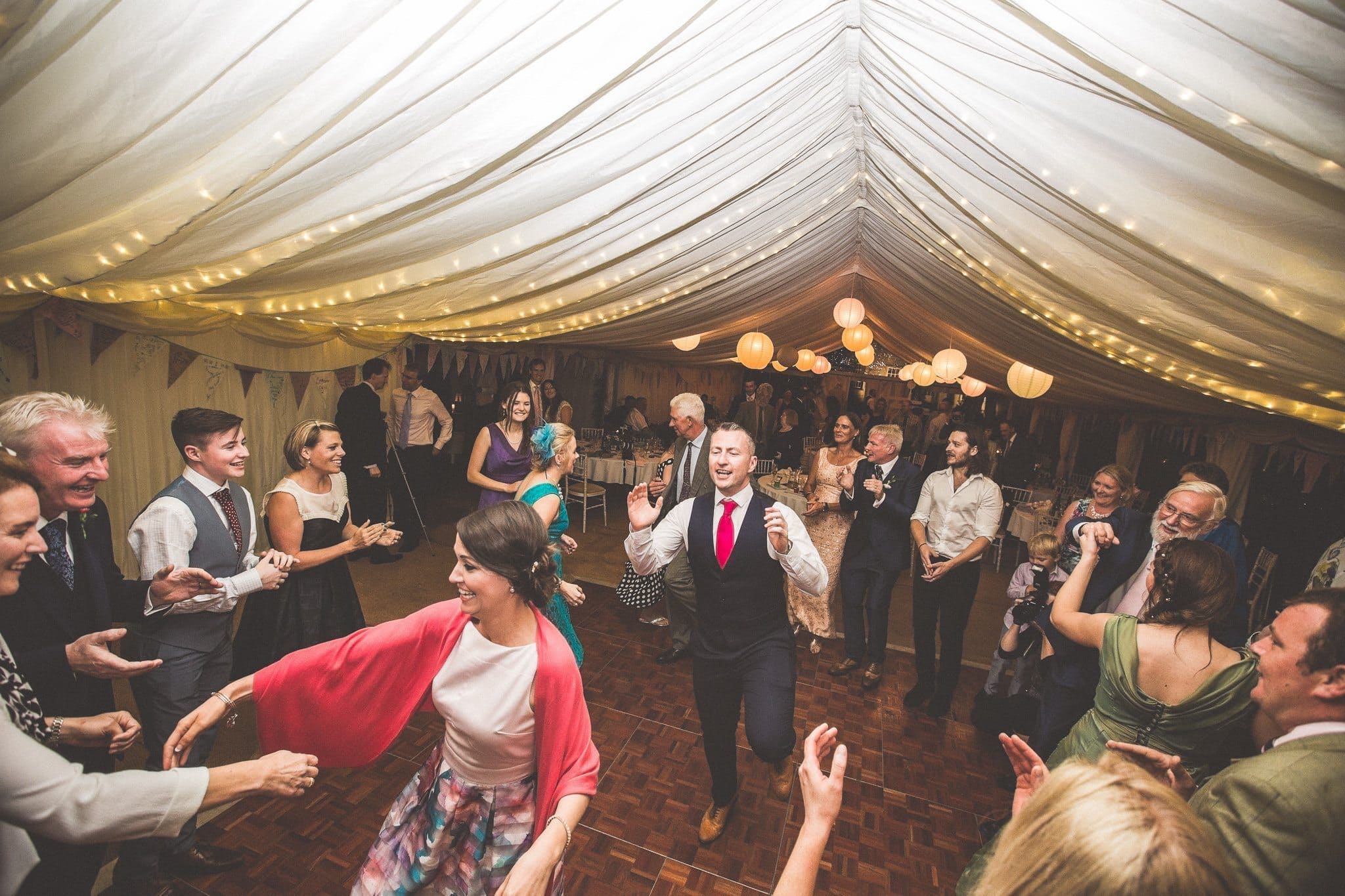 Irish Dancing at a Smedmore House Romantic Seaside Wedding