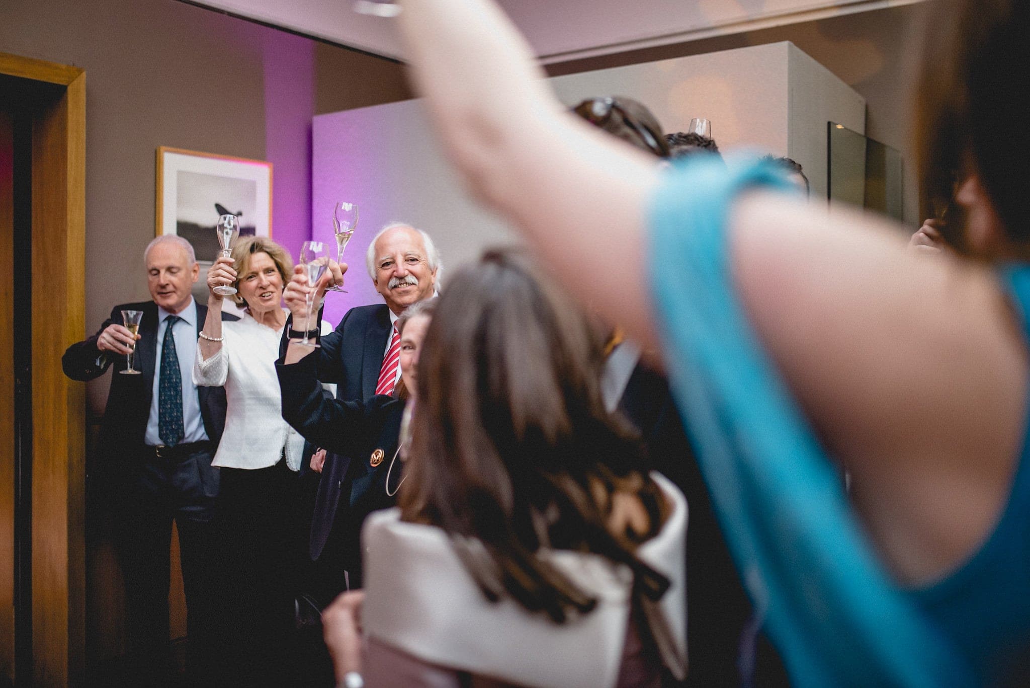 A toast to the bride and groom