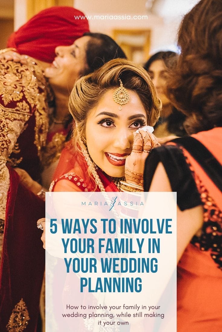 Involve family in your wedding planning