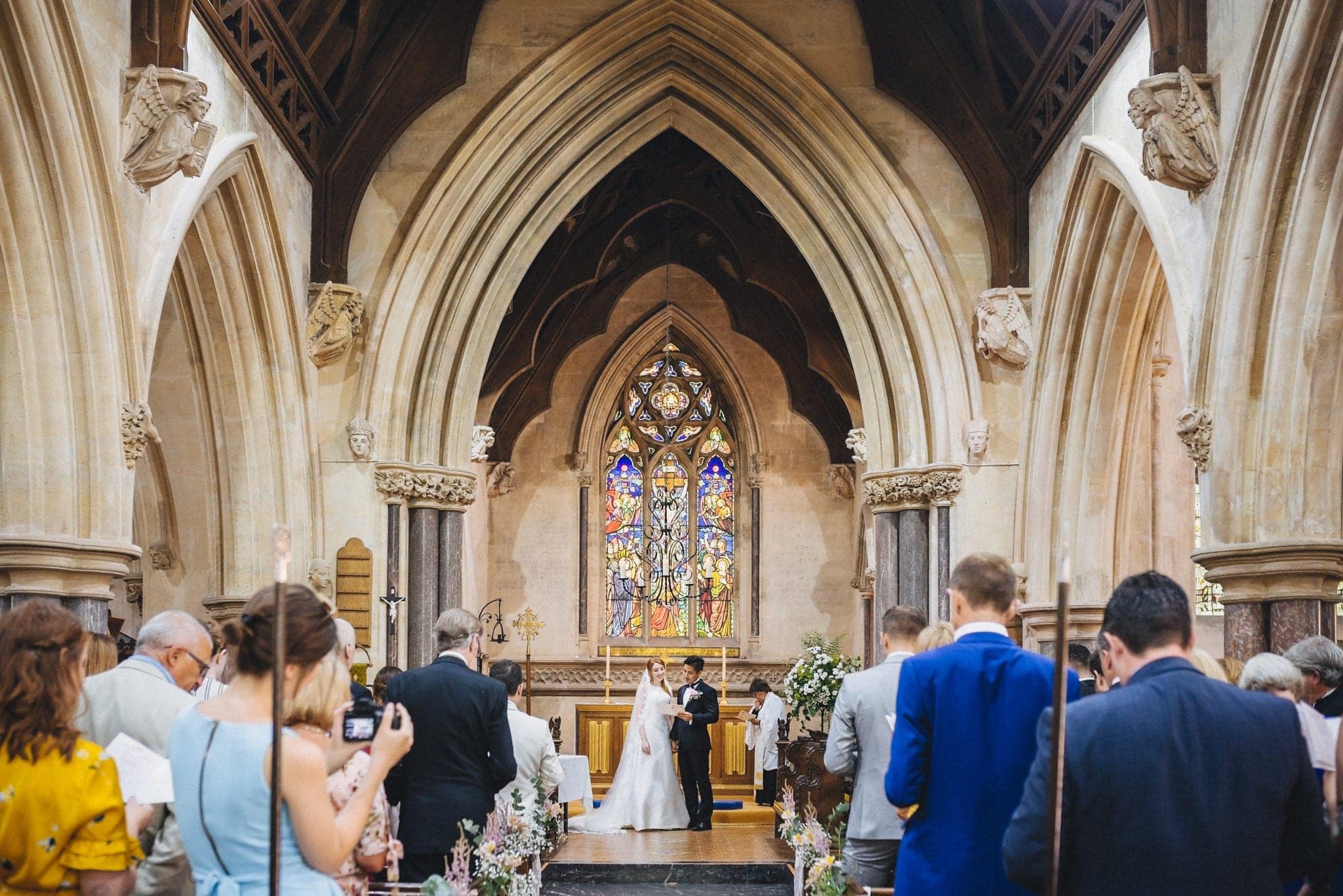 Wedding ceremony at St Audries Park