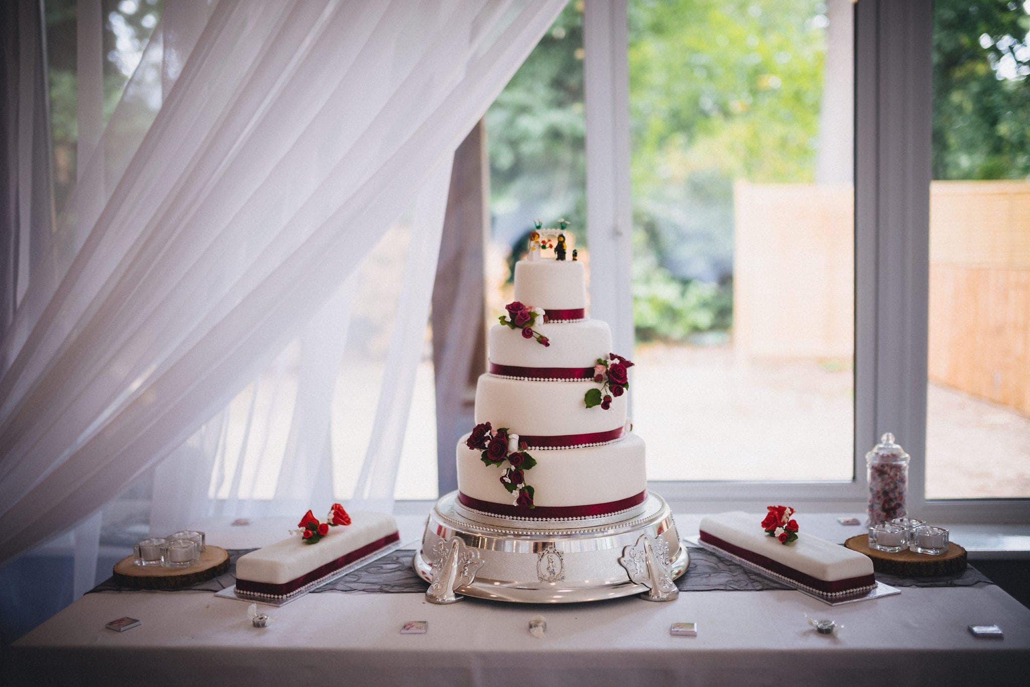 Wedding cake at the Hever Hotel 