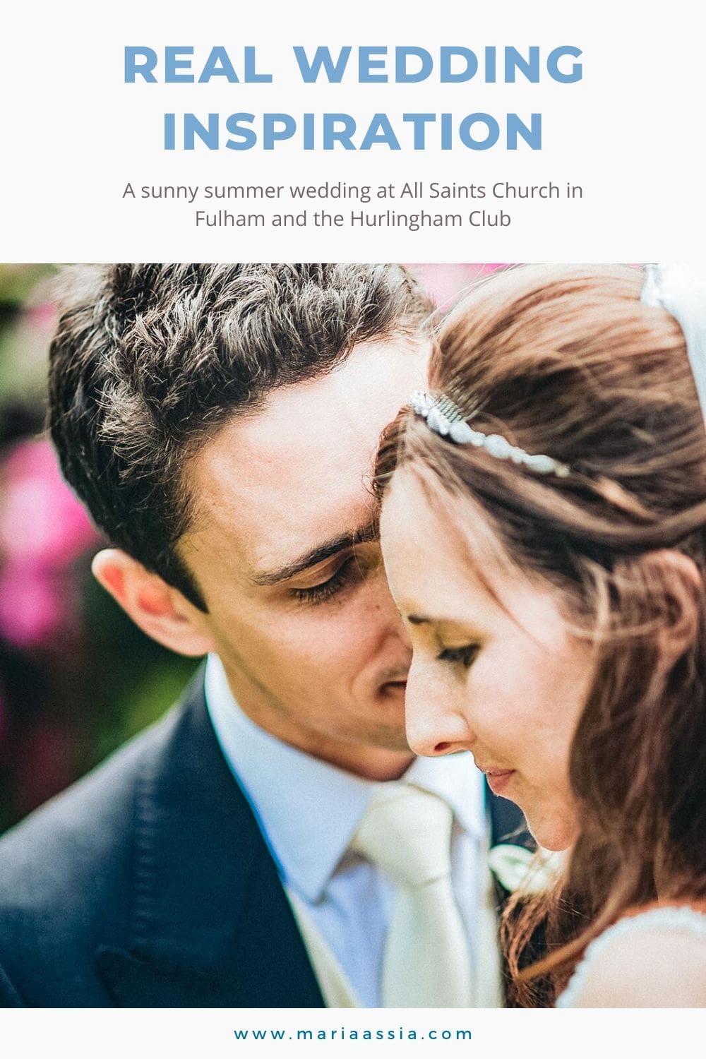 Real wedding inspiration for a colourful summer Hurlingham Club wedding